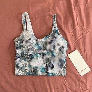 NWT Lululemon Align Tank Kaleidofloral Multi/Blue Size 2